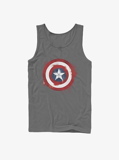 Marvel Captain America Spray Logo Tank
