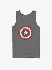Marvel Captain America Spray Logo Tank