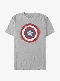 Marvel Avengers: Endgame Captain America Spray Logo T-Shirt