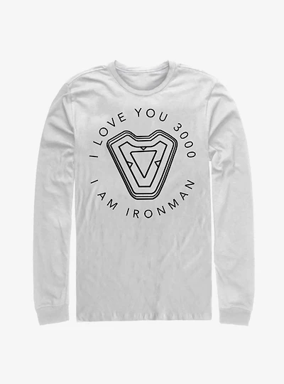 Marvel Avengers: Endgame Iron Man's Heart Long-Sleeve T-Shirt