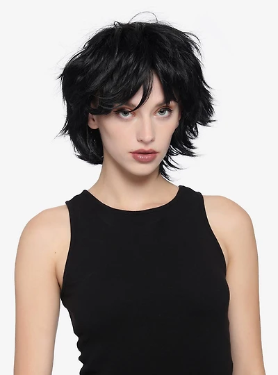 Epic Cosplay Apollo Black Shaggy Wig for Spiking 