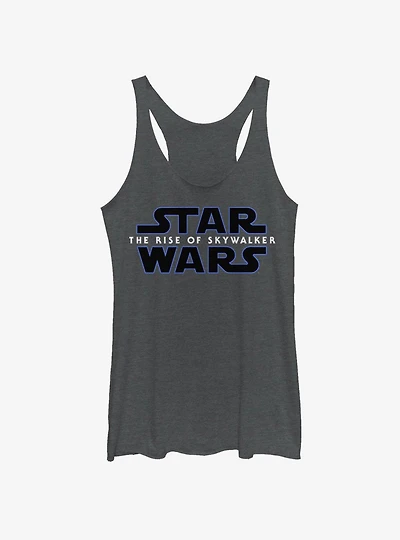 Star Wars Episode IX The Rise of Skywalker Logo Girls Tank