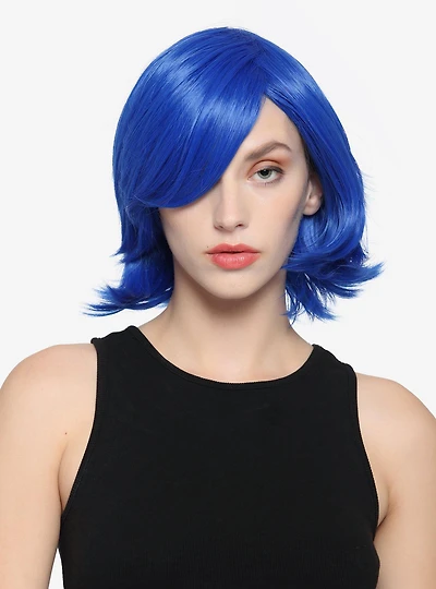Epic Cosplay Chronos Dark Blue Layered Bob Wig