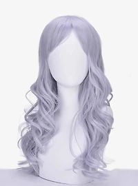 Epic Cosplay Hestia Ice Purple Shoulder Length Curly Wig