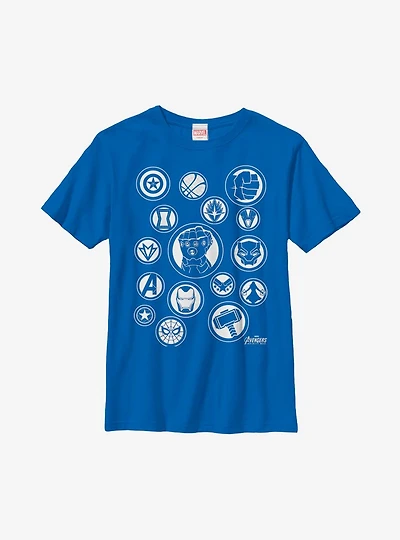 Marvel Avengers Symbol Youth T-Shirt