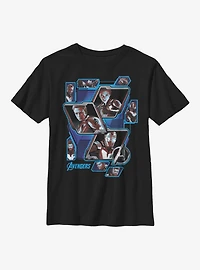 Marvel Avengers Panel Shot Youth T-Shirt