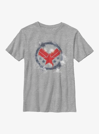 Marvel Avengers War Machine Spray Logo Youth T-Shirt