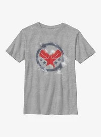 Marvel Avengers War Machine Spray Logo Youth T-Shirt