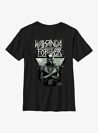 Marvel Black Panther Wakanda Forever Youth T-Shirt