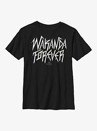 Marvel Black Panther Wakanda Forever Youth T-Shirt