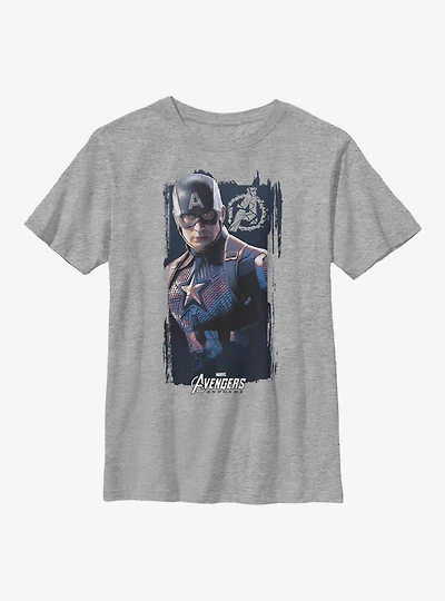 Marvel Captain America Cap Banner Youth T-Shirt