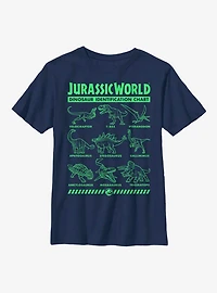 Jurassic World Dino Identification Youth T-Shirt