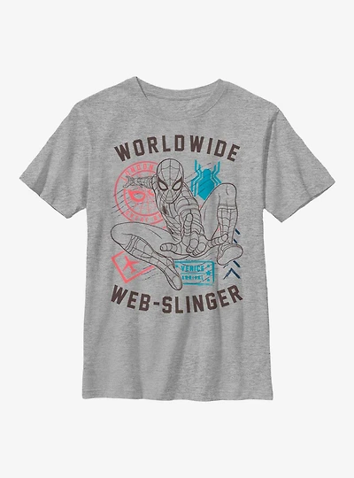 Marvel Spider-Man World Wide Web Slinger Youth T-Shirt
