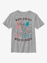 Marvel Spider-Man World Wide Web Slinger Youth T-Shirt