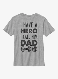 Marvel Avengers Hero Dad Youth T-Shirt