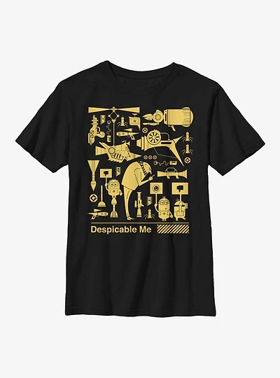 Despicable Me Minions Plans Youth T-Shirt
