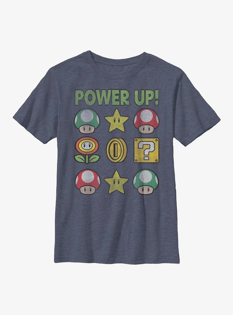 Nintendo Super Mario Power Youth T-Shirt