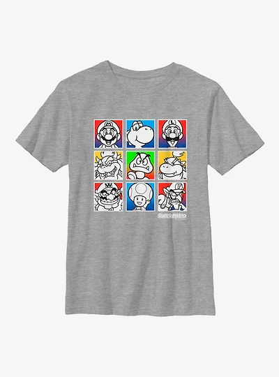 Nintendo Super Mario Prime Seats For All Youth T-Shirt