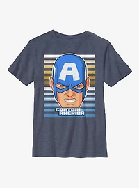 Marvel Captain America Capn Big Face Youth T-Shirt