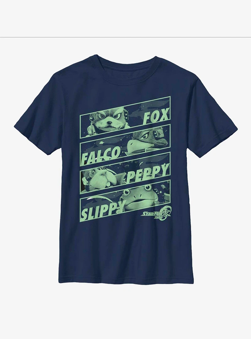 Nintendo Star Fox Team Change Youth T-Shirt