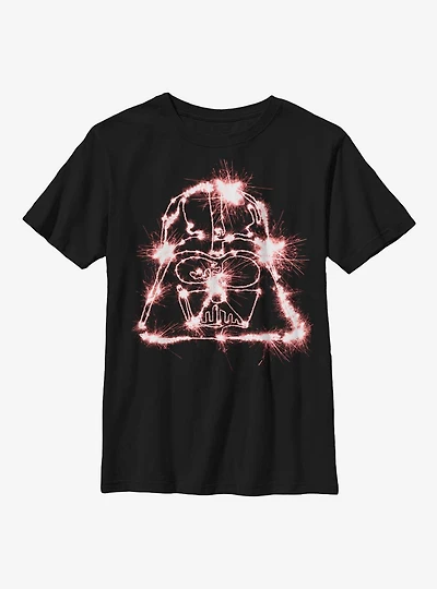 Star Wars Sparkler Vader Youth T-Shirt