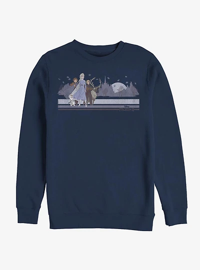 Disney Frozen 2 Group Mountain Range Shot Sweatshirt