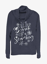 Disney Frozen 2 Search Of Something Cowlneck Long-Sleeve Womens Top