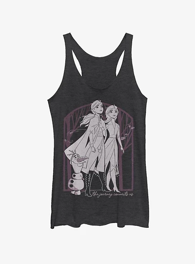 Disney Frozen 2 Forest Frame Womens Tank Top