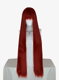 Epic Cosplay Persephone Dark Red Extra Long Straight Wig