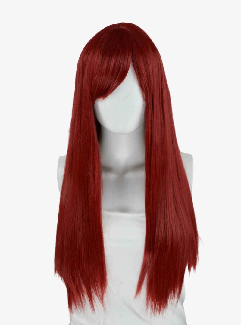 Epic Cosplay Nyx Dark Red Long Straight Wig