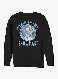 Disney Frozen Build a Snowman Sweatshirt