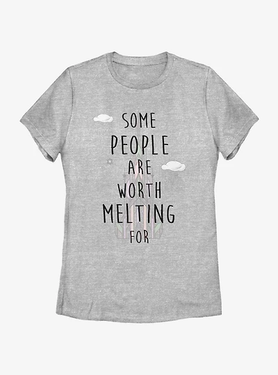 Disney Frozen Melting Snow Womens T-Shirt