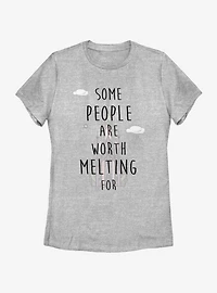 Disney Frozen Melting Snow Womens T-Shirt