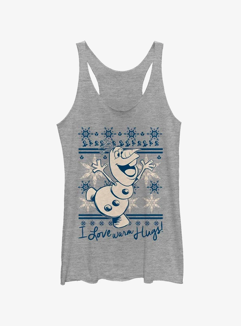 Disney Frozen I Love Warm Hugs Womens Tank Top