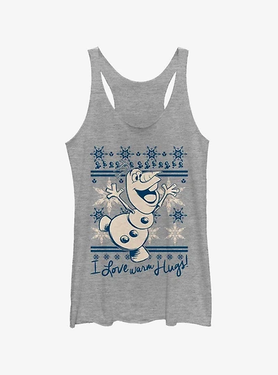 Disney Frozen I Love Warm Hugs Womens Tank Top