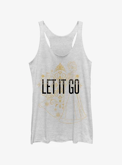 Disney Frozen Let It Go Elsa Sketch Womens Tank Top