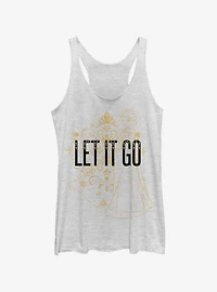 Disney Frozen Let It Go Elsa Sketch Womens Tank Top