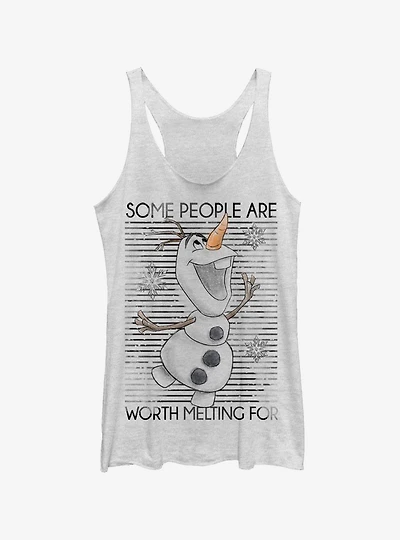 Disney Frozen Worth The Melt Womens Tank Top