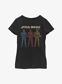 Star Wars Episode IX The Rise Of Skywalker On Guard Youth Girls T-Shirt