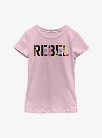 Star Wars Episode IX The Rise Of Skywalker Rebel Simple Youth Girls T-Shirt