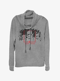 Star Wars Episode IX The Rise Of Skywalker Dawn Patrol Cowlneck Long-Sleeve Womens Top