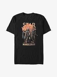 Star Wars The Mandalorian Character Pose T-Shirt