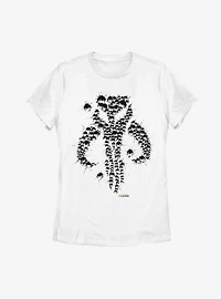 Star Wars The Mandalorian Bullet Holes Womens T-Shirt