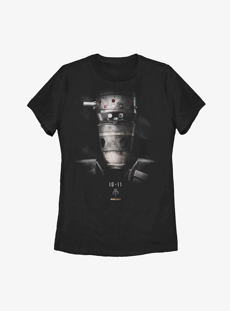 Star Wars The Mandalorian IG Portrait Womens T-Shirt