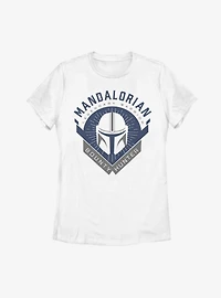 Star Wars The Mandalorian Bounty Hunter Crest Womens T-Shirt