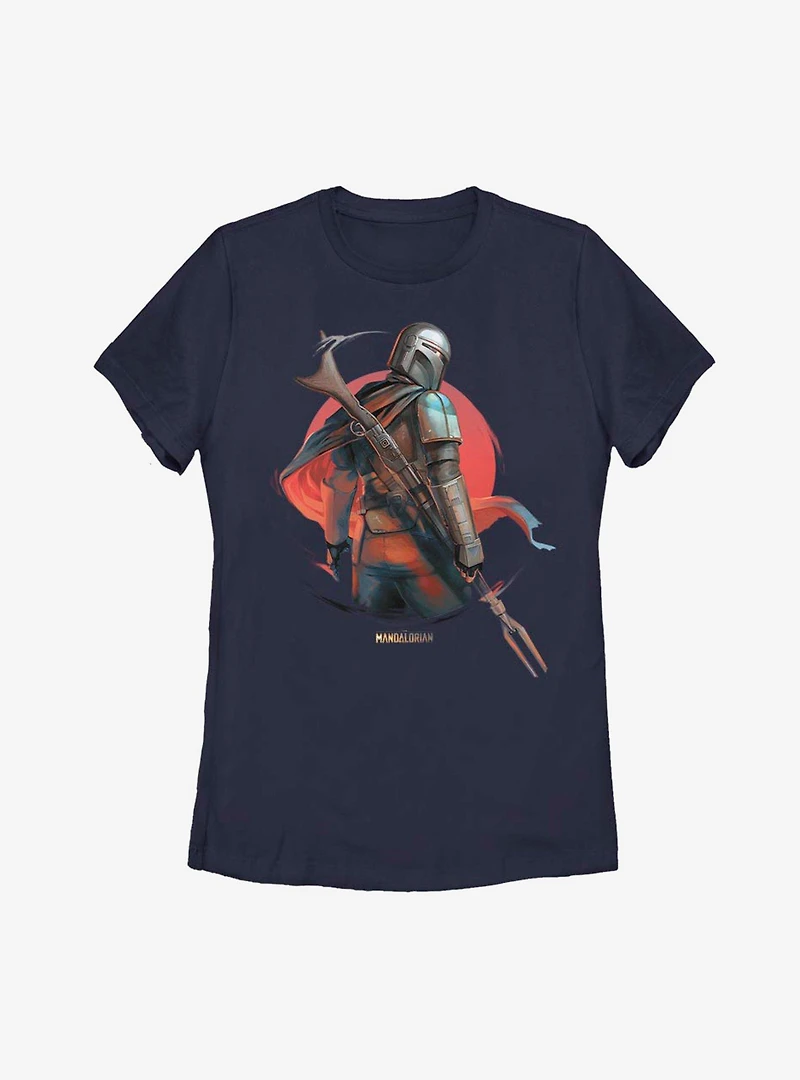 Star Wars The Mandalorian Sunrise Womens T-Shirt