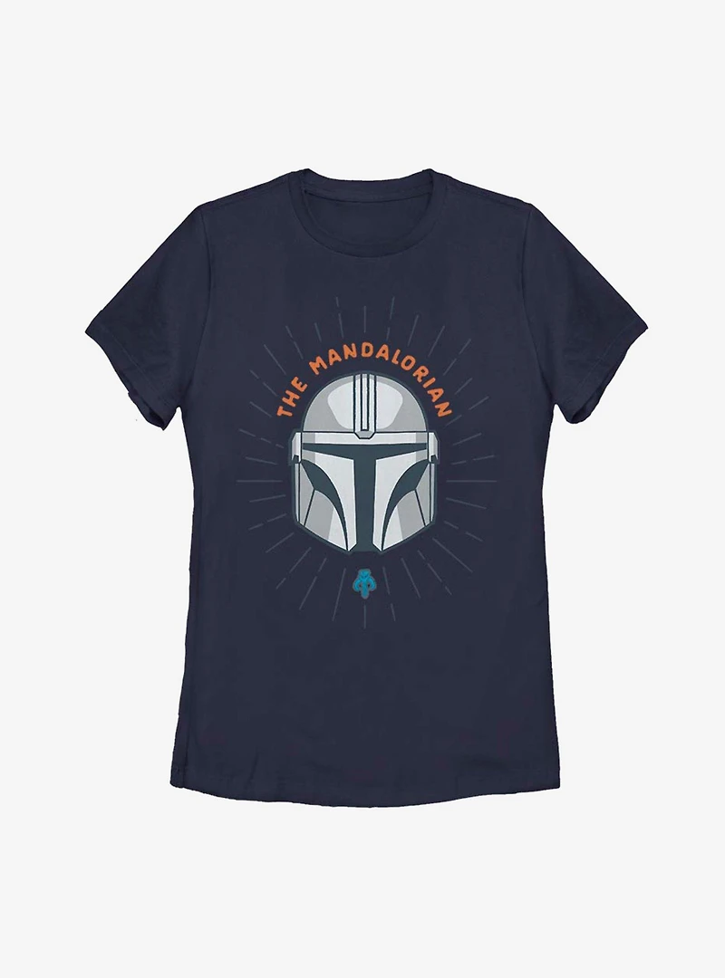 Star Wars The Mandalorian Simple Shield Womens T-Shirt