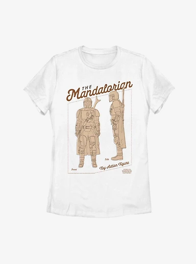Star Wars The Mandalorian Action Figure Womens T-Shirt