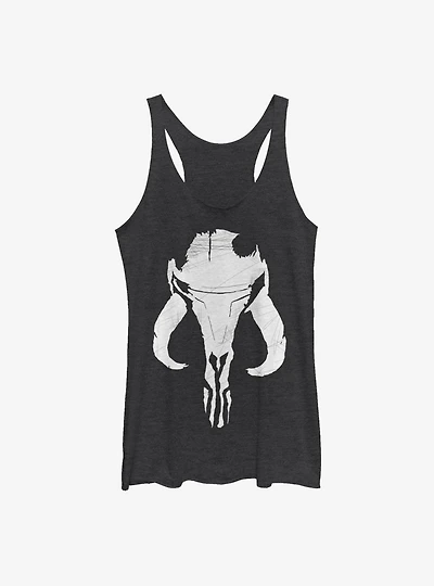 Star Wars The Mandalorian Bounty Hunter Mixed Symbol Womens Tank Top
