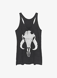 Star Wars The Mandalorian Bounty Hunter Mixed Symbol Womens Tank Top
